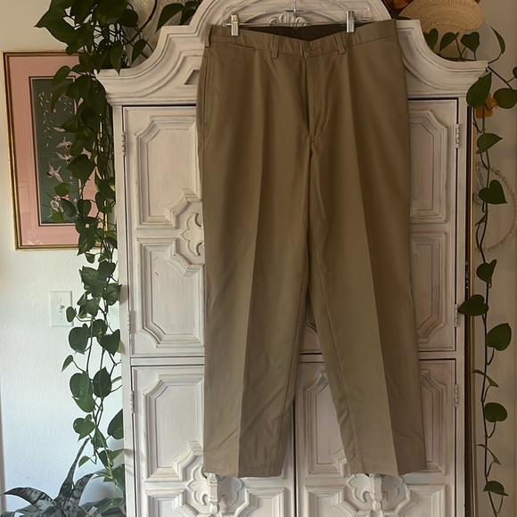 5 for $25! NWOT Savane 100% Cotton Khaki Pants with Pockets Size 36x30 - Picture 2 of 8